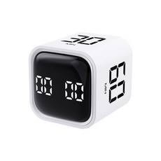 重力感應電子計時器 翻轉計時, F4計時器白色, 1個