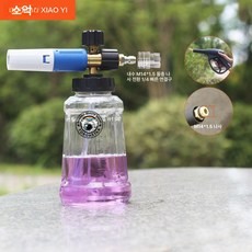 글로빅스 거꾸로폼랜스 차량용세차용품 초경량 카샴푸, TRS008 M14x1.5, 1개, 1L