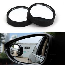 검정 보조미러 원형 제거 테두리 주차 시야확대 후방 차량 사각지대 안전 볼록렌즈, 1개, 상세페이지 참조