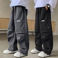 릴렉스핀턱 바지(일반 기모)