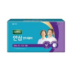 디펜드 남녀공용 안심 언더웨어 성인기저귀, 중간, 2개, 18개입