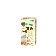베지밀 비 달콤한 고칼슘 두유, 190ml, 80개