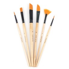 엘디자인 미술붓세트 아크릴붓, 혼합 6P