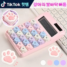 온픽스 예쁜 계산기 레트로 파스텔, 1개, 복숭댕