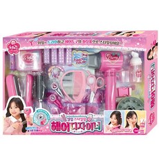 저학년 역할놀이 10종 리얼한 소품 미용실놀이 세트 헤어밴드 아이선물, 1개, 핑크