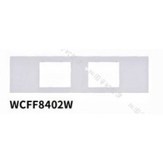 Panasonic 國際牌 省空間用蓋板 WCFF8402W 二孔, 1個, 二孔WCFF8402W