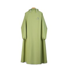 ZY-Rain protect 連身雨衣 加厚防風防水雙層設計, 黑01