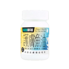 星獸部落 Omega-3 護膚魚油 犬貓皮膚保健配方, 1個, Omega-3濃度85%的rTG型魚油, 70份