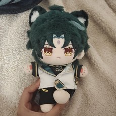 好物推薦 魈 原神 衕人 週邊 棉花娃 死神 係列 魈 護法夜叉 兔毛 正常體 20cm, 死神系列娃衣（無娃娃）現貨, 1個