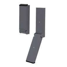 국산 무타공 자석 도어스토퍼 현관문 말발굽 그레이, 1개