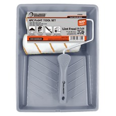 {熱銷ROLLINGDOG滾動狗專業塗刷工具} 7吋 托盤滾輪4PC套裝 70222, 1個