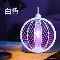 新款可摺疊充電式光波誘蚊滅蚊燈 家用掛壁電蚊拍, 如圖