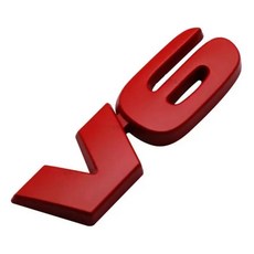 트램 차량용 스티커 개조된 후면 테일 라벨 바디 사이드 테일박스, 6. V6 - Red, 기본