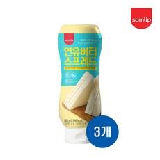 SPC 삼립 연유버터 스프레드 연유 샌드위치용 스프레드, 3개, 500g