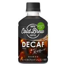 UCC 冷萃咖啡 無咖啡因 黑咖啡, 280ml, 24個