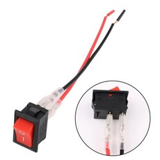 방수 소형 자동차 회로 와이어 스피커 전기 미니 보트 모양 원형 라인 PBS-11B PBS-33b 푸시 버튼 스위치 1, 04 PBS-110 Self reset-W