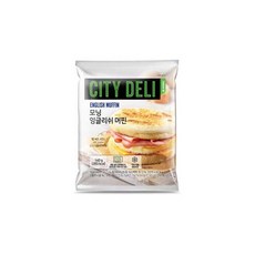 [오티삼립]냉동 시티델리 앳홈 모닝 잉글리쉬 머핀 1입 140g 16개