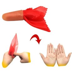 마술 공연 3개입 재미있는 장난감 파티 장난 부드러운 손가락 끝 가짜 트릭 클로즈업 사라짐 나타남 소품 239809