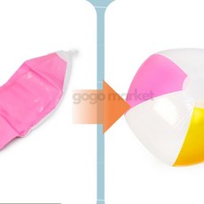 물놀이용 비치볼 대 대형비치볼 성인비치볼 물놀이용품, 무지개, 1개, 30cm