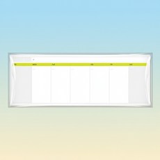 포스트잇 책상용 미니 주간 계획표, 1개