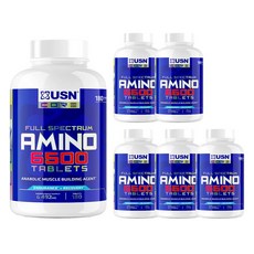 Usn 全譜胺基酸 6500, 6罐, 180顆