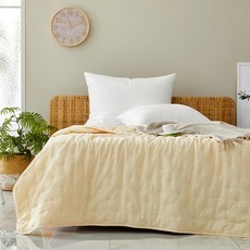 [MODERN HOUSE 중계점] 소프트브리즈 얇은 이불 150*200 옐로 CV0224173, 옐로우