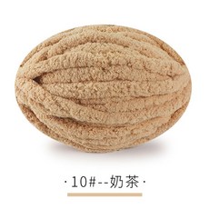 부드러운 셔닐 원사 따뜻한 크로 뜨개질 여러 뜨개질 원사 실 라인 CHUNKY 및 쿠션을위한 담요 셰 가지 셰 1PC 스카프 두꺼운 라인 뜨개질 빛깔의 크로 250G, 10 milk tea 1, 1개