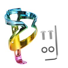GALPADA 카멜레온 자전거 병 홀더 컵 보관 무지개 색상 케이지 공급용