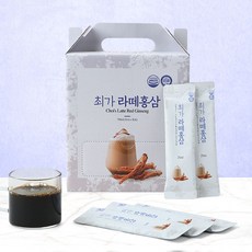 홈쇼핑 정품 신문 최가 라떼홍삼, 1세트, 30개입, 0.025l