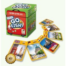 세계나라 수도 학습 카드 버리기 보드게임 순발력 보드게임추천 크리스마스, 1개