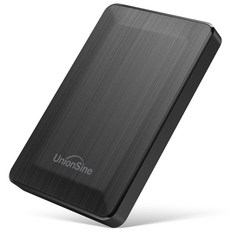 UnionSine 휴대용 외장하드 USB3.0 / 대용량 / 노트북 PC 맥 호환, BLACK, 250GB