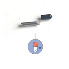 에어캡 절단기 스크랩북 스텐실용 공예 커팅 펜 360 도 회전 블레이드 매트 스테인레스 스틸 아트 조각 슬, 01 30 Degrees Head