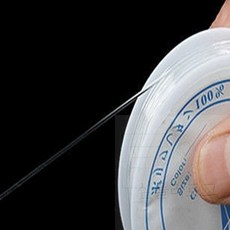 심플리로그 비즈 공예 우레탄 와이어 실팔찌재료, 0.6mm