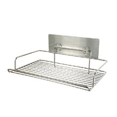 舒適家 超黏貼 衣物架 層架 304不鏽鋼 無痕掛勾 台灣製造 居家收納, 透明, 1個