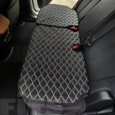 택시 승용 EV5 뒷좌석 분리형 시트커버 풀커버, 1개, 블랙다이아(신형)