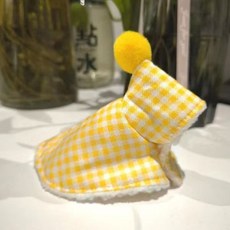 鸚鵡鬥篷披風防風玄鳳加厚保暖外出服鸚鵡專用遛鳥披肩小鳥棉襖, 1個, 鸚鵡套裝：【黃色1件】+雙成保暖