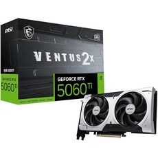 Msi 게이밍 RTX 5060 Ti 8G VENT 벤트us 2X OC Plus 그래픽 카드 8GB GDDR7 TBA-비트 최고의 성능: TBA MHz 디스플레이 포트 x3, MSI 게이밍 RTX 5060 Ti 8G VENT 벤트