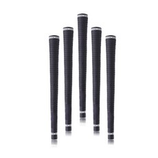 NEAR PIN 高爾夫球桿天鵝絨握把 5入, 黑色