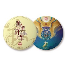 大益 普洱茶 (生茶) 357克 羊眉兔氣套組, 1個