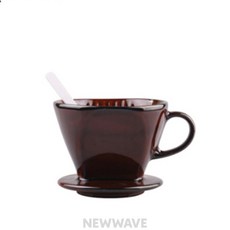 LQ 프랜드 3-4인용 도자기 커피 드리퍼 브라운 원두추출