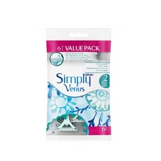 질레트 비너스 일회용면도기 심플리 6개