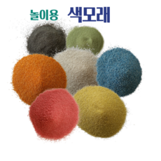 색모래 6kg 어린이모래놀이 무균 자연모래, 1개, 레드