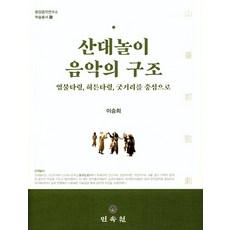 산대놀이 음악의 구조:염불타령 허튼타령 굿거리를 중심으로, 민속원, 이승희