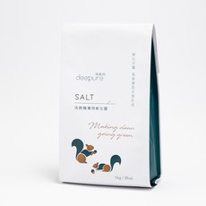 DEEPURE淨森林 洗碗機專用高純度軟化鹽 1kg, 1包