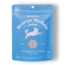 마래모해 강아지 관절 영양제 슬개골 탈구 지방억제 130g, 81정, 뼈/관절강화, 1개