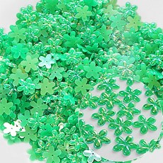 단면비즈(파스텔방울꽃_초록), 천개입*1봉