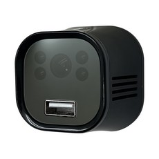 【CHICHIAU】WIFI 1080P USB充電器造型無線網路夜視偽裝型微型廣角攝影機M3 影音記錄器, 商品+128GB記憶卡, 黑色, M3