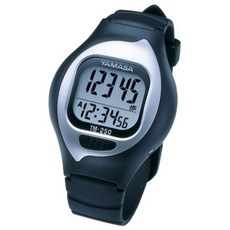 야마사 만보기 시계 TM-250 2컬러, 블랙, 1개