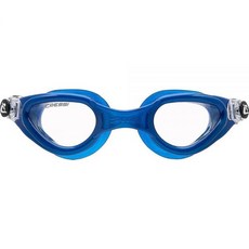 Cressi 오른쪽 블루 메탈, 투명 렌즈