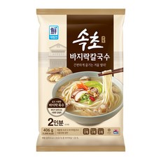 [보금푸드] 사조대림 속초식 바지락칼국수 (2인) 406g, 2개